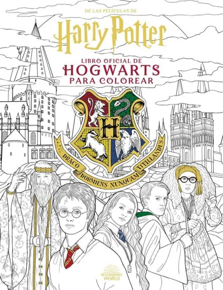 Harry Potter - el Libro Oficial de Hogwarts para Colorear