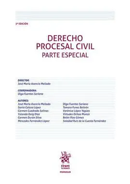 Derecho Procesal Civil Parte Especial (3ª Edicion)