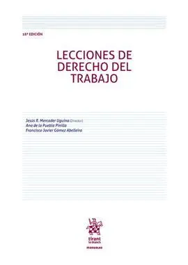 Lecciones de Derecho del Trabajo 18ª Ediciòn