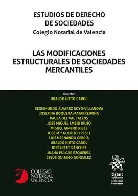 Las Modificaciones Estructurales de Sociedades Mercantiles.