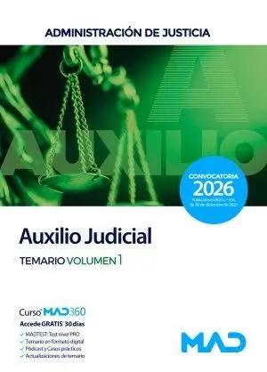 Auxilio Judicial Temario Vol 1