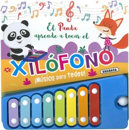 El Panda Aprende a Tocar el Xilófono