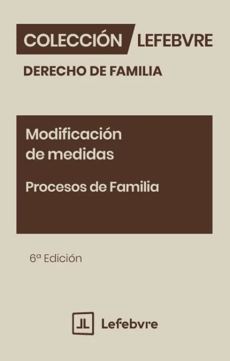 Modificación de Medidas. Procesos de Familia 6ª Edición