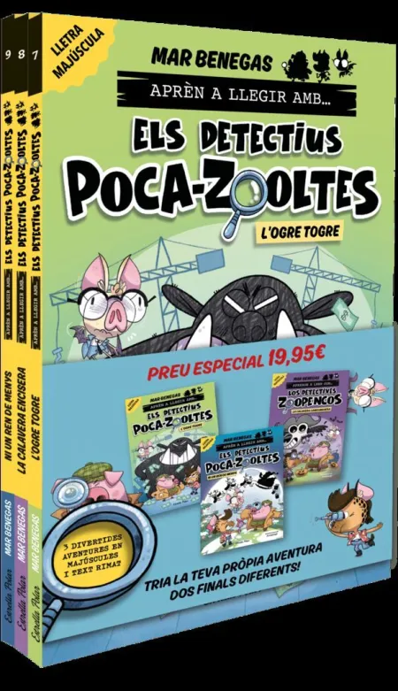 Pack Aprèn a Llegir Amb... Els Detectius Poca-Zooltes! 7,8 I 9: en Lletra Majús