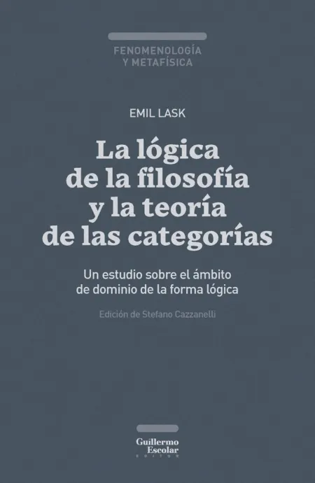 La Logica de la Filosofia y la Teoria de las Categ