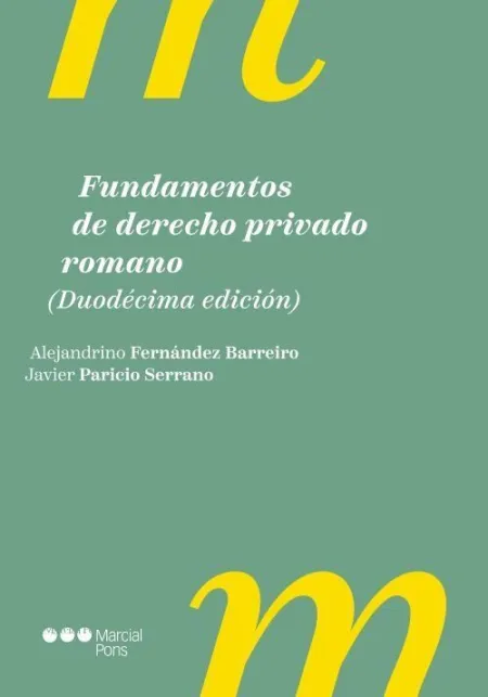 Fundamentos de Derecho Privado Romano 2025
