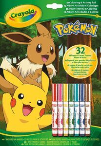 LIBRO ACTIVIDADES POKEMON 7 ROTULADORES