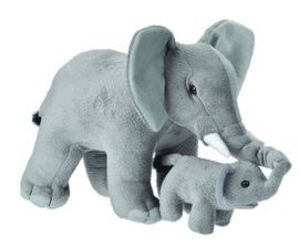 PELUCHE MADRE Y BEBE ELEFANTE MOM