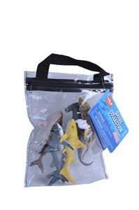 FIGURAS DE ANIMALES BOLSA CON CREMALLERA TIBURON