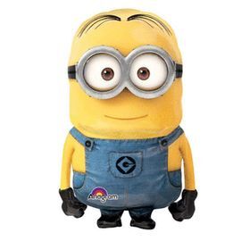 GLOBO METALIZADO FIGURA MINIONS 71X109 CM