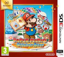 PAPER MARIO STICKER STAR SELECTS - 3DS