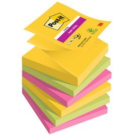 NOTA ADHESIVA POST-IT 76X76 6X90H Z-CARNIVAL