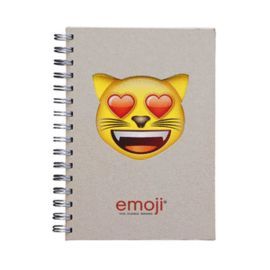 CUADERNO A5 WIRE-O TROQUELADO CAT LOVE OFICIAL EMO