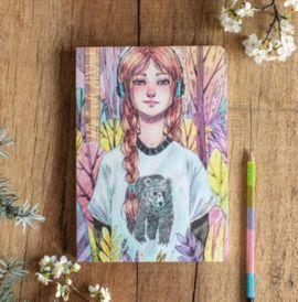 CUADERNO MUSICA EN EL BOSQUE ILUSTRADO POR ESTHER
