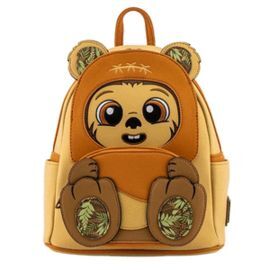 MOCHILA LOUNGEFLY STARWARS EWOK WICKET FOOTSIE