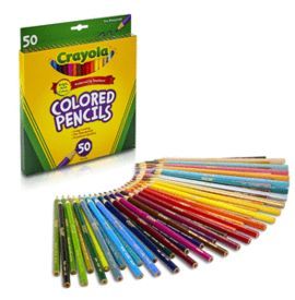 LAPIZ CRAYOLA 50 LAPICES DE COLORES