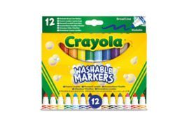 12 ROTULADORES SUPER LAVABLES MAXI PUNTA