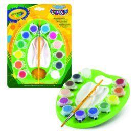 ACUARELAS LAVABLES CRAYOLA 12 COLORES CON PALETA