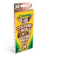 LAPIZ CRAYOLA 24 COLORES COLOURS OF THE WORLD