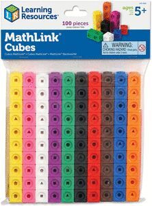 JUEGO SET DE 100 CUBOS MATHLINK