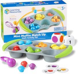 JUEGO SET ACTIVIDAS DE MATEMATICAS MINI MUFFIN MAT