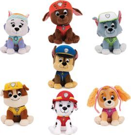 EXPOSITOR 8 PELUCHES PATRULLA CANINA 15CM