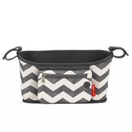 ORGANIZADOR COCHECITO GRIS Y BLANCO