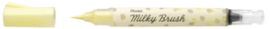 ROTULADOR PUNTA PINCEL MILKY BRUSH AMARILLO PASTEL