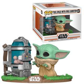 FUNKO POP STAR WARS MANDALORIAN BABY YODA CON TARR