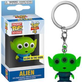 FUNKO POP KEYCHAIN LLAVERO TOY STORY ALIEN BRILLO