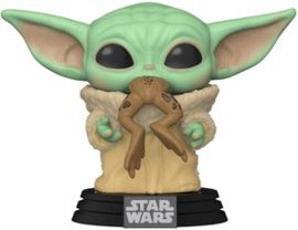 FUNKO POP MANDALORIAN BABY YODA CON RANA