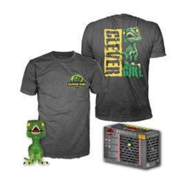 POP TEE JURASSIC PARK CLEVER RAPTOR FUNKO+CAMISETA
