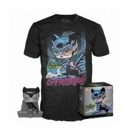 POP   TEE DC JIM LEE CATWOMAN FUNKO + CAMISETA TAL