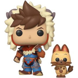 FUNKO POP ANIMACION MONSTER HUNTER LUTE CON NAVIRO