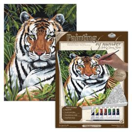 BASTIDOR PINTAR POR NUMEROS. TIGRE