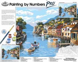 TABLILLA ENTELADA PINTAR POR NUMEROS PRO. PUEBLO C