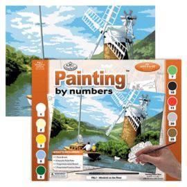PINTAR POR NUMEROS 13 PIEZAS MOLINO