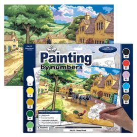 PINTAR POR NUMEROS 13 PIEZAS. GRANJA