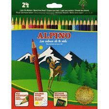 LAPIZ ALPINO 12 COLORES 654 LARGO