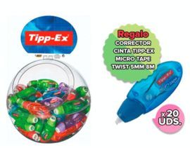 BOMBONERA 60 CORRECTOR TIPP-EX MICROTAPE TWIST +20