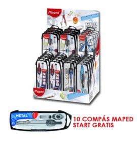 EXPOSITOR 32 COMPAS MAPED + 10 COMPAS METAL GRATIS