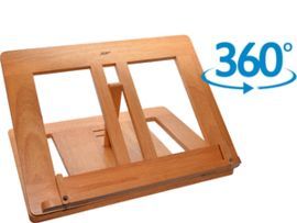ATRIL MADERA GIRATORIO HAYA C/CLIPS 543 35X26C AZO