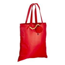 BOLSA PLEGABLE POLIESTER EN FORMA DE ROSA