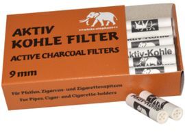 PACK 10 CAJITAS 40 FILTROS AKTIV 9MM 8X6X2,5