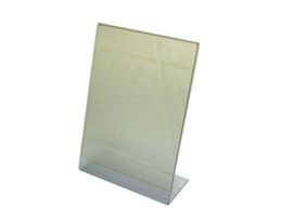 PLACA PORTA FOLLETOS METACRILATO 15X21 VERTICAL