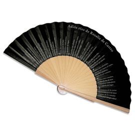 ABANICO NEGRO ROSALIA DE CASTRO