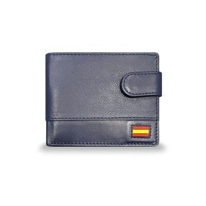 CARTERA PIEL HOMBRE GRANADA NEGRO ESPAÑA KRONOS 9