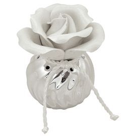 AMBIENTADOR TARRO GRANDE ROSA EN PORCELANA BLANCA