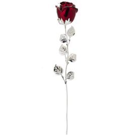 ROSA 33 CM ROJO ESCARLATA