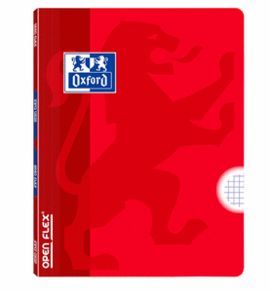 LIBRETA GRAPADA TAPA PLASTICO OPENFLEX A4 48H 4X4